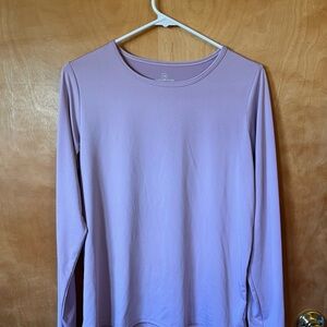 Essentials Light Purple Long Sleeve Top